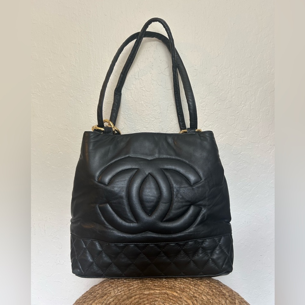 Black Quilted Shoulder Bag
